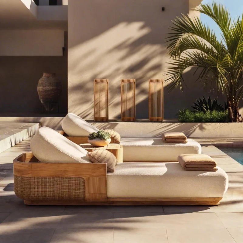 Outdoor Daybed Furniture - Set di Sdraio e Lettini da