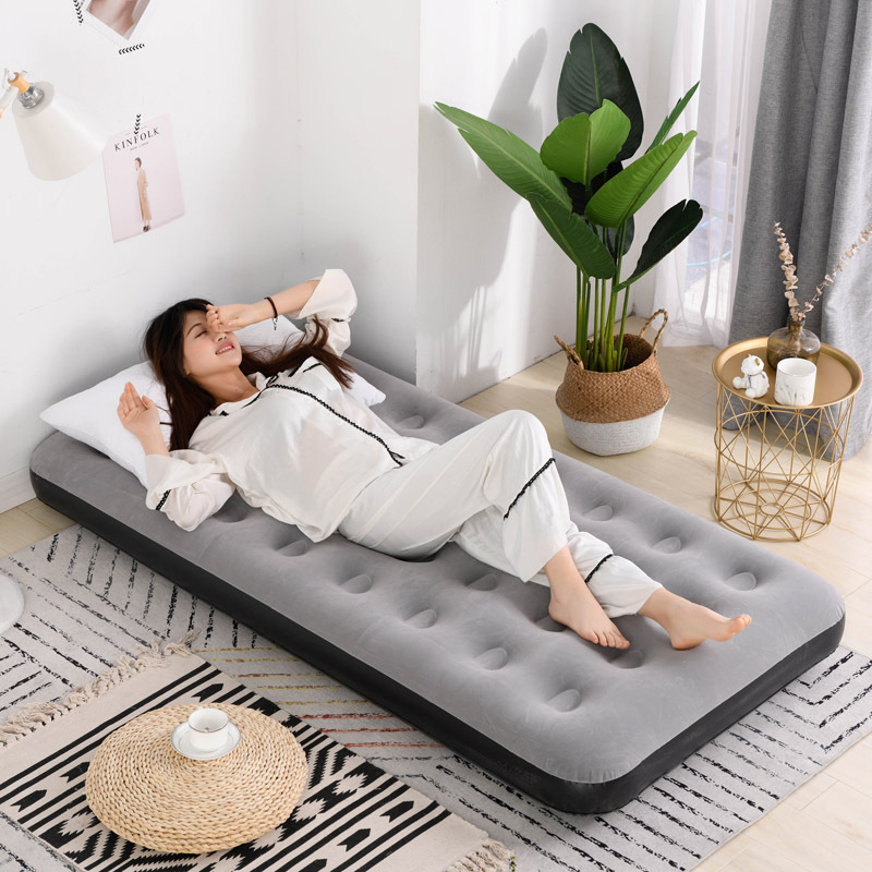 Camping Cot Foldable - Materasso Gonfiabile Singolo Pieghevole Premium da