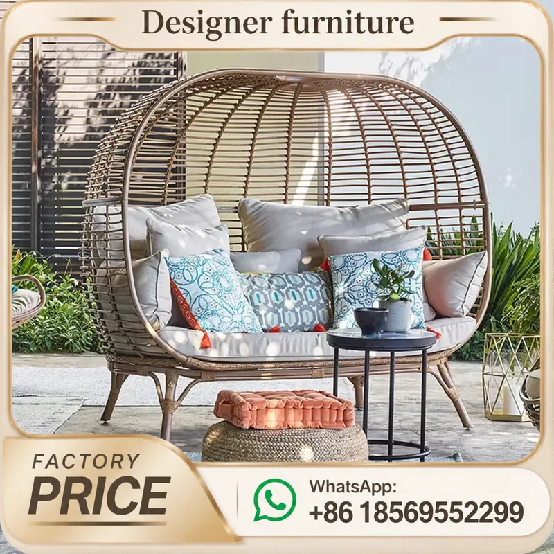 Outdoor Furniture In Bali - Lettino da Esterno in Polyrattan Resistente