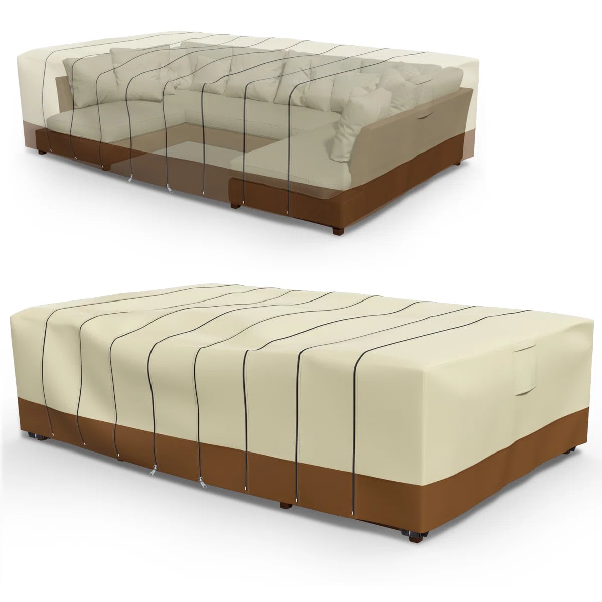 Outdoor Furniture Cover Waterproof - Copertura impermeabile per divano modulare da