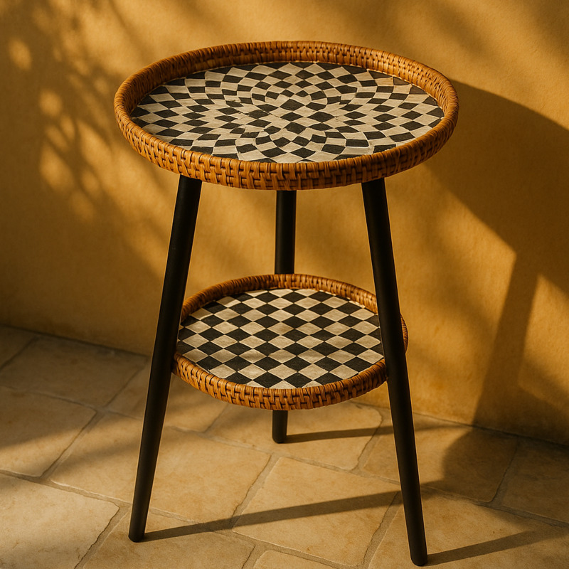 Outdoor Furniture Legs - Tavolino da caffè in rattan a