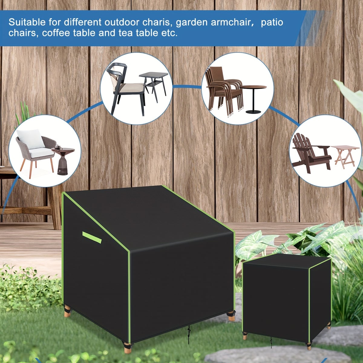Confezione da 3 coperture impe - Outdoor Furniture Table And Chairs recensione e prezzo
