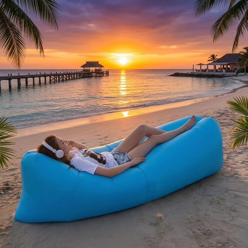 Divano Gonfiabile Portatile, L - Outdoor Furniture Sales recensione e prezzo