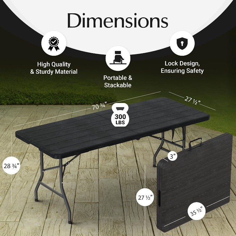 Confezione da 10 tavoli pieghe - Outdoor Furniture Legs recensione e prezzo