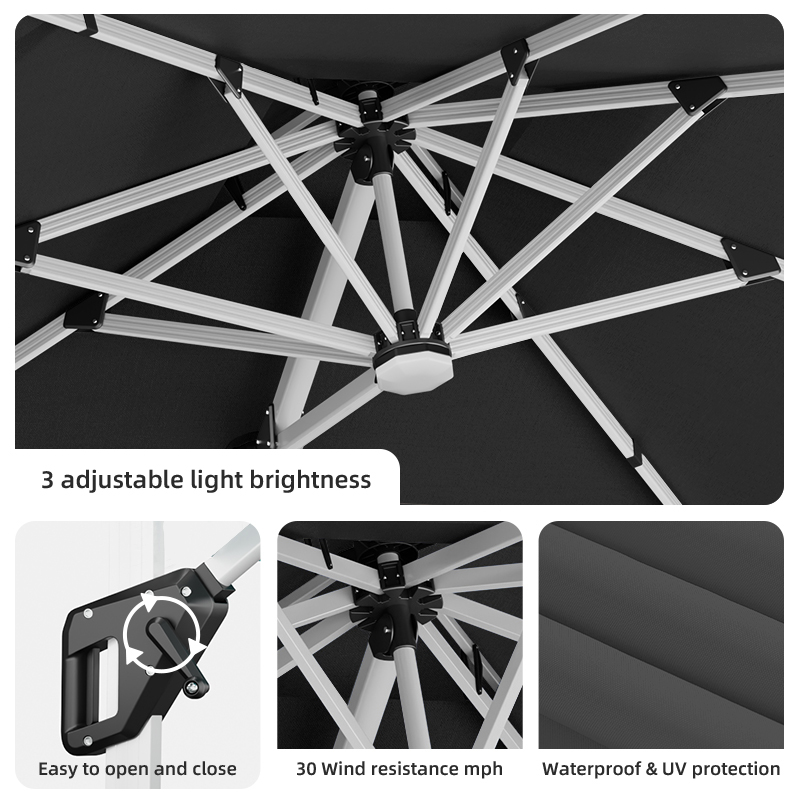 Fornitore di ombrelloni a LED  - Outdoor Furniture Supplier recensione e prezzo