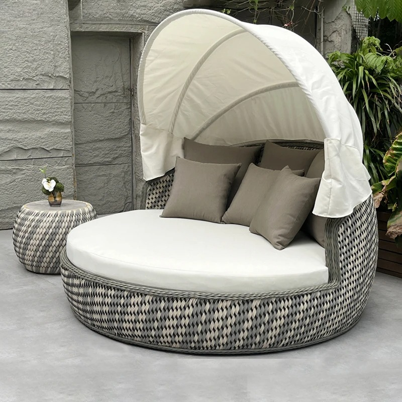 Lettino da giorno, rotondo, an - Outdoor Daybed Furniture recensione e prezzo