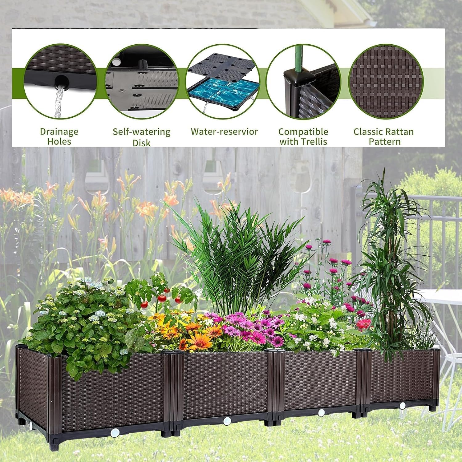 Fioriera Rialzata Autoirrigant - Outdoor Daybed Furniture recensione e prezzo